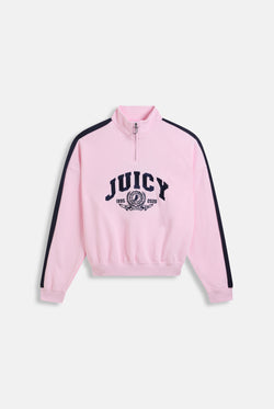 Displays the Cherry Blossom 'Juicy' branded college crest track top  