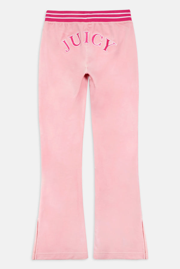 ALMOND BLOSSOM COLLEGIATE RECYCLED VELOUR TRACK PANT