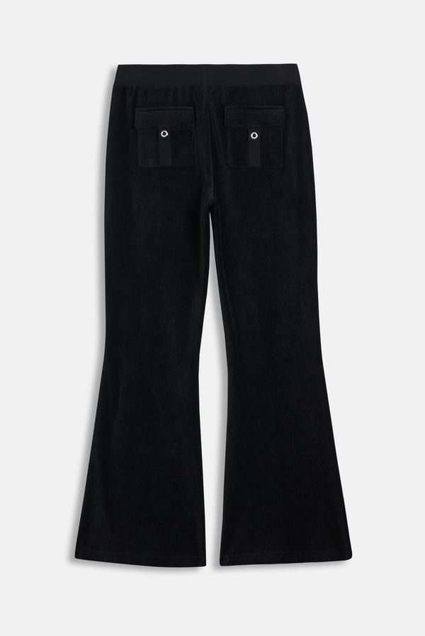 BLACK HERITAGE CREST LOW RISE PANT