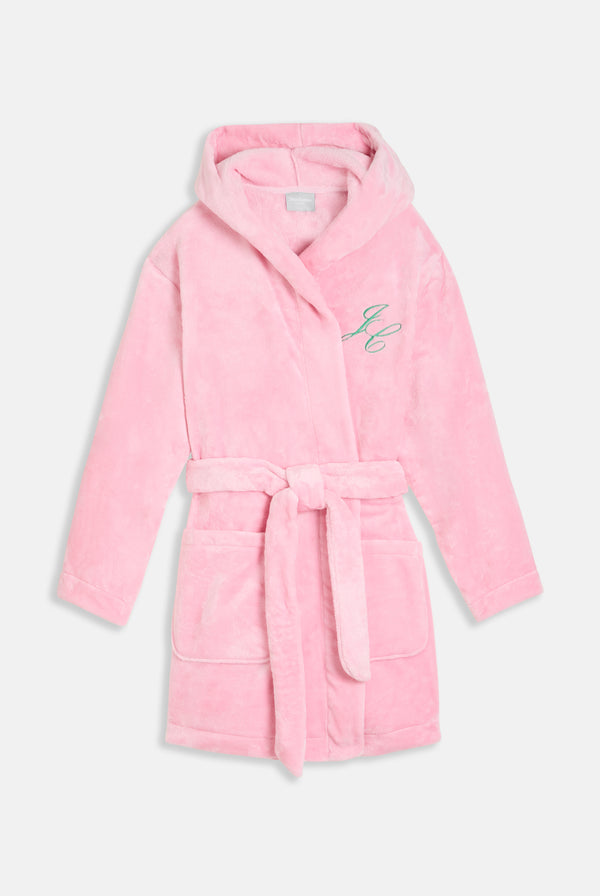 CROWN PLUSH HOODED ROBE