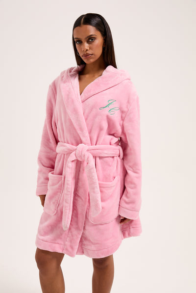 CROWN PLUSH HOODED ROBE