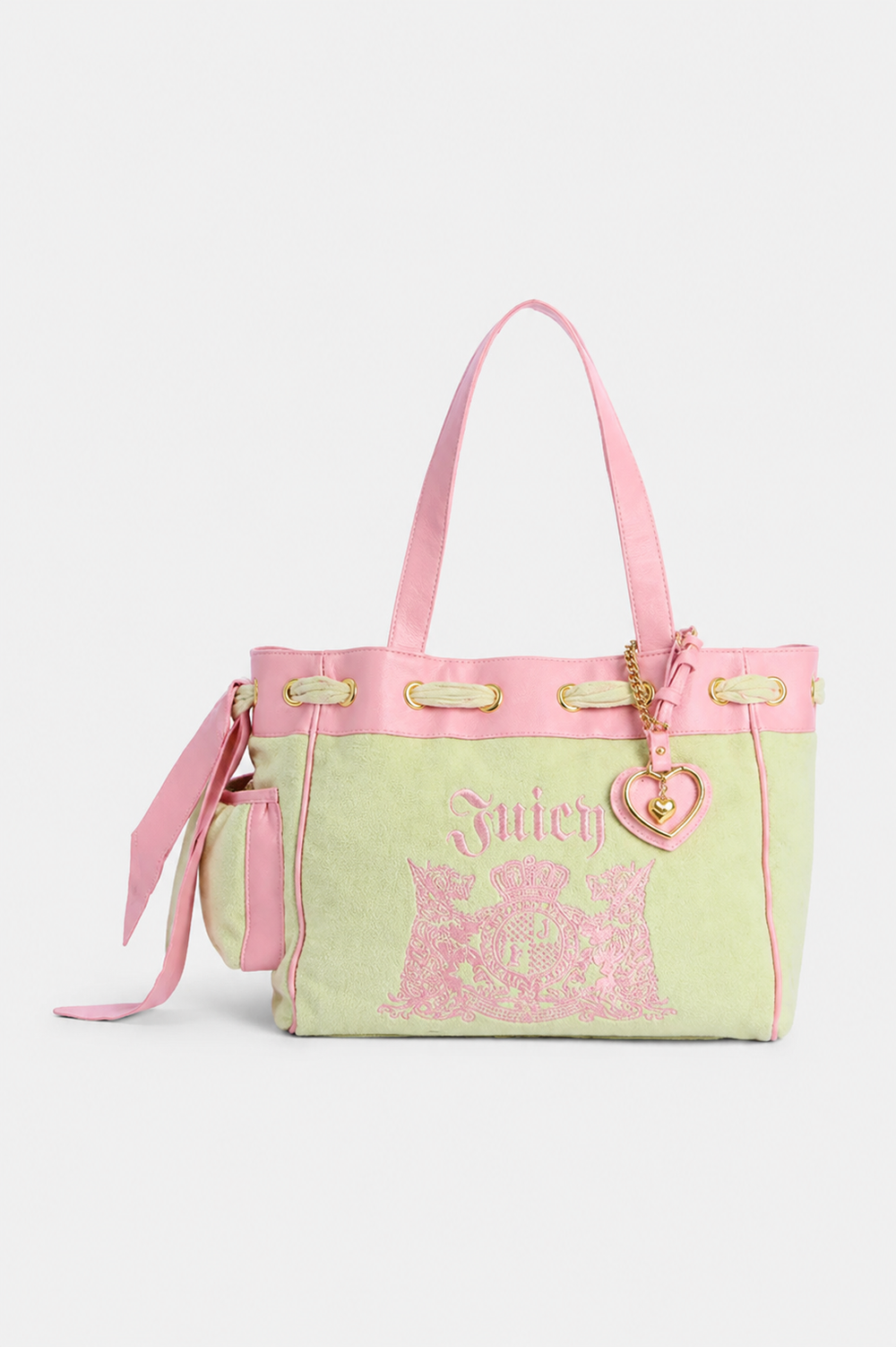 Pistachio Green Towelling Daydreamer Shopper Bag