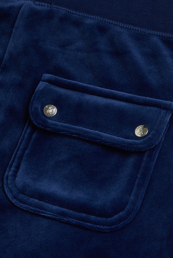 BLUE DEPTHS CLASSIC VELOUR DEL RAY POCKETED BOTTOMS