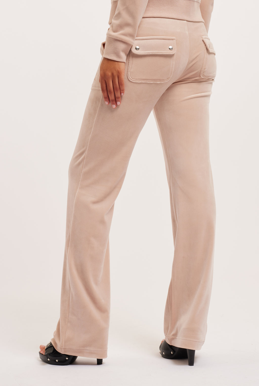 MUSHROOM CLASSIC VELOUR DEL RAY POCKETED BOTTOMS