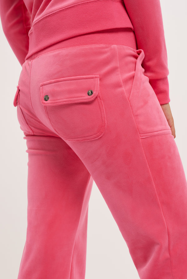 PINK GLO CLASSIC VELOUR DEL RAY POCKETED BOTTOMS