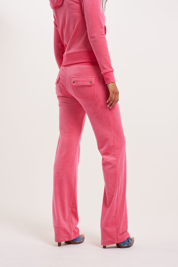 PINK GLO CLASSIC VELOUR DEL RAY POCKETED BOTTOMS