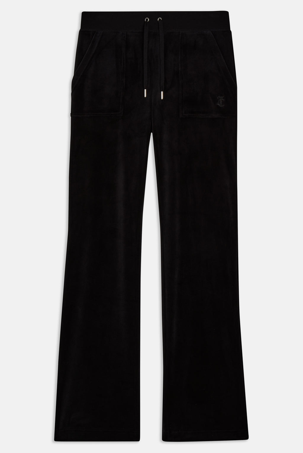 BLACK CLASSIC VELOUR DEL RAY POCKETED BOTTOMS