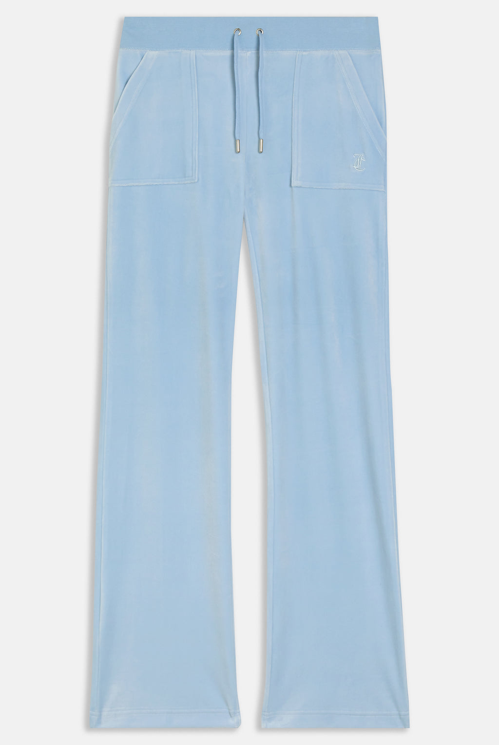 POWDER BLUE CLASSIC VELOUR DEL RAY POCKETED BOTTOMS Juicy Couture UK