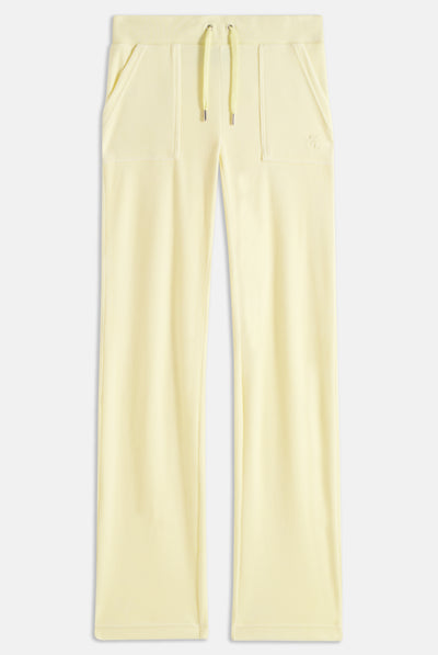 TENDER YELLOW CLASSIC VELOUR DEL RAY POCKETED BOTTOMS