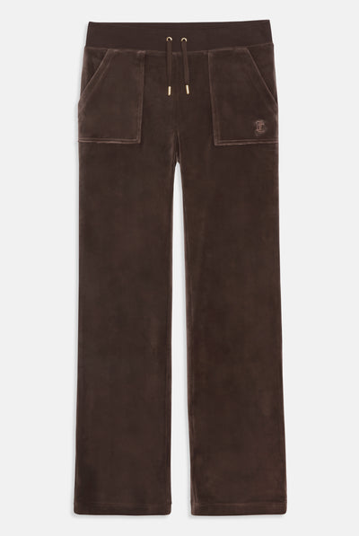JAVA & GOLD CLASSIC VELOUR DEL RAY POCKETED BOTTOMS