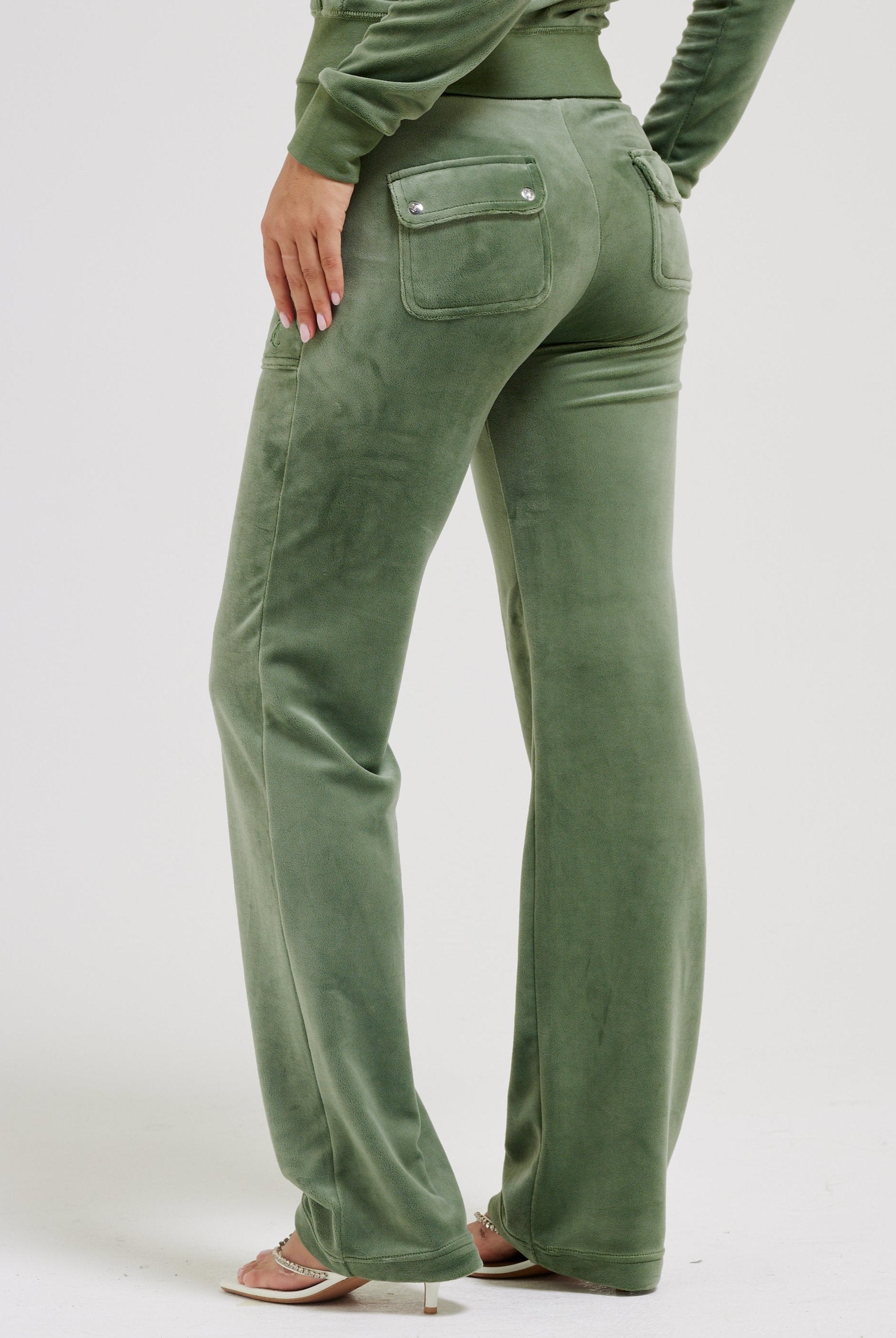 THYME CLASSIC VELOUR DEL RAY POCKETED BOTTOMS Juicy Couture UK