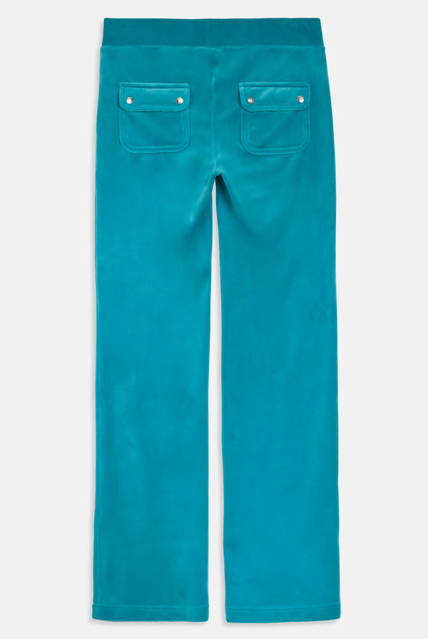 BISQUEY BLUE CLASSIC VELOUR DEL RAY POCKETED BOTTOMS