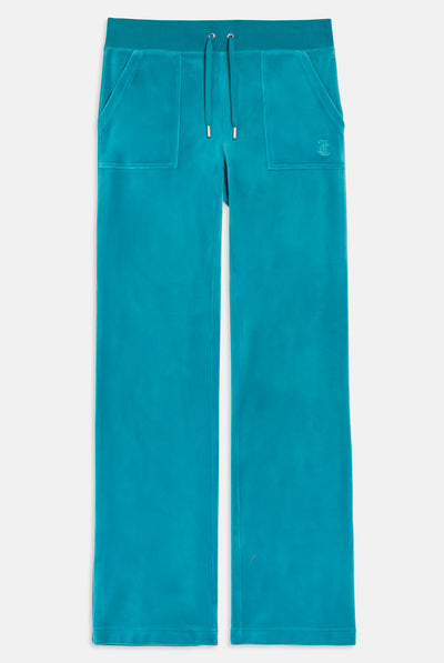 BISQUEY BLUE CLASSIC VELOUR DEL RAY POCKETED BOTTOMS