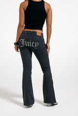 Washed Black Denim