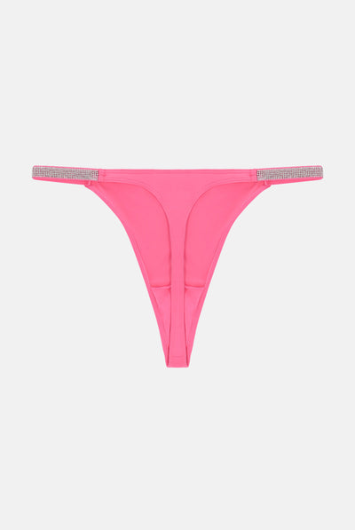 DIAMANTE TAPE LOGO THONG 2 PACK