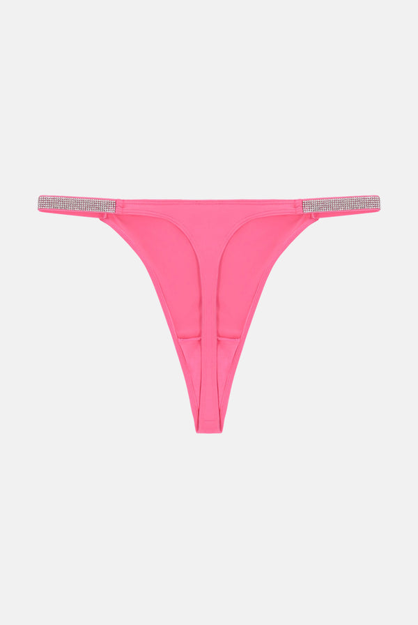 DIAMANTE TAPE LOGO THONG 2 PACK