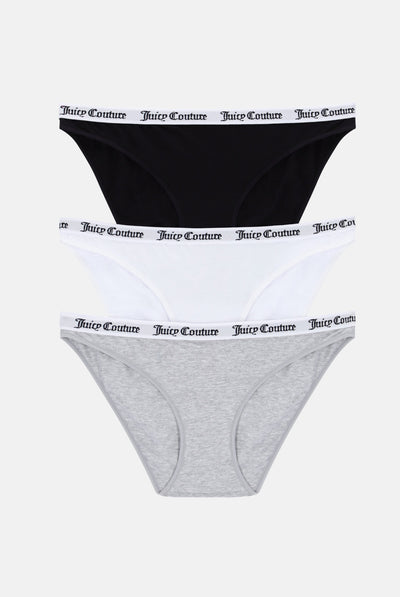 PACK OF 3 COTTON BRANDED WAISTBAND BRIEFS