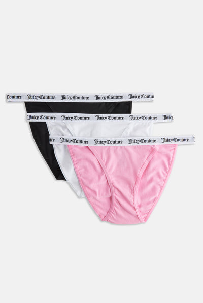 MULTI PACK OF 3 COTTON BRANDED WAISTBAND BRIEFS