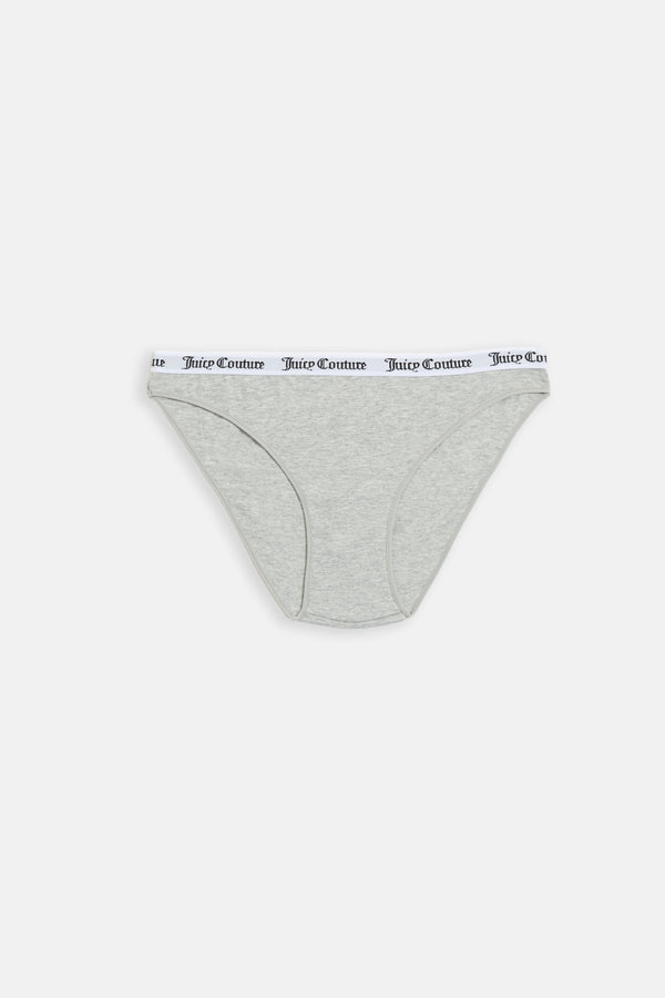 SILVER MARL  COTTON LOUNGE KNICKER