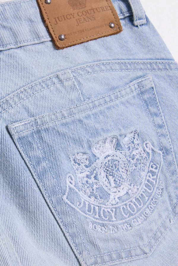 LIGHT WASH DOG CREST BOOTCUT JEANS