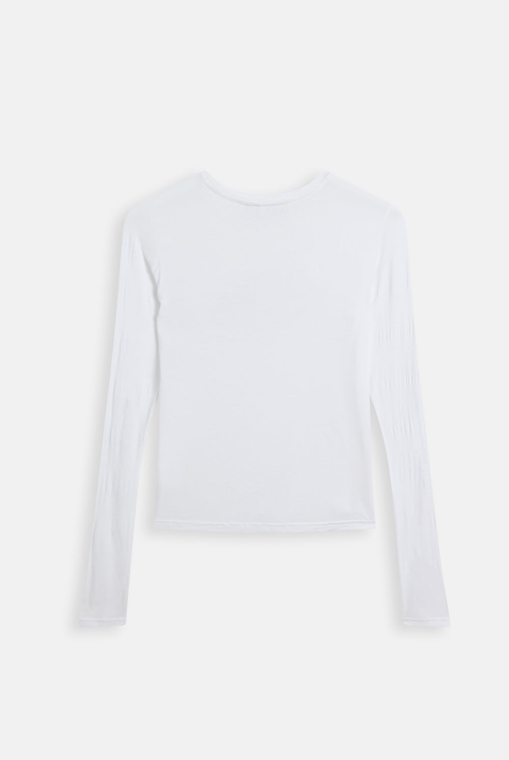 Displays the White 'Juicy' branded Diamanté Dog Crest Long Sleeve T-Shirt