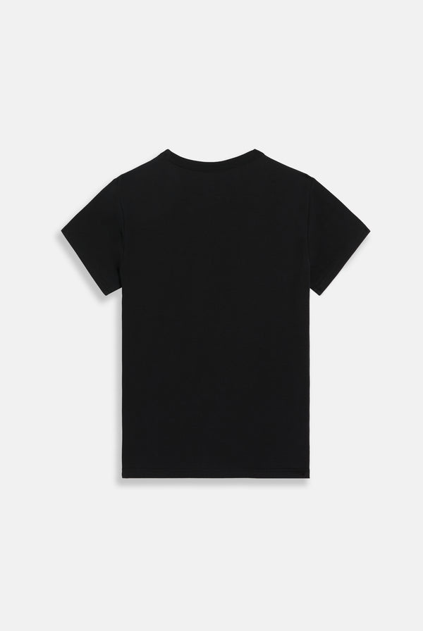 BLACK DOG CREST DIAMANTE TSHIRT