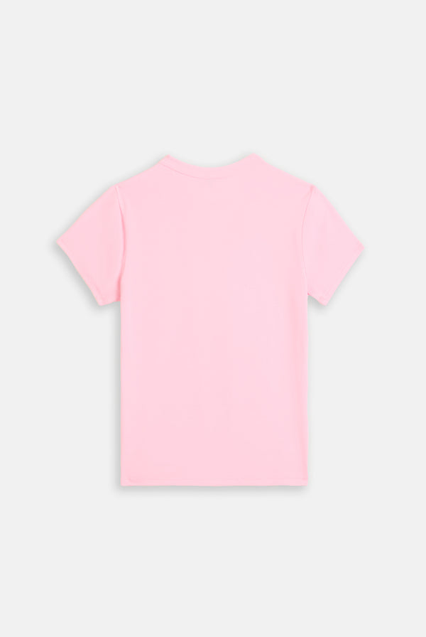 ALMOND BLOSSOM DOG CREST DIAMANTE  TSHIRT