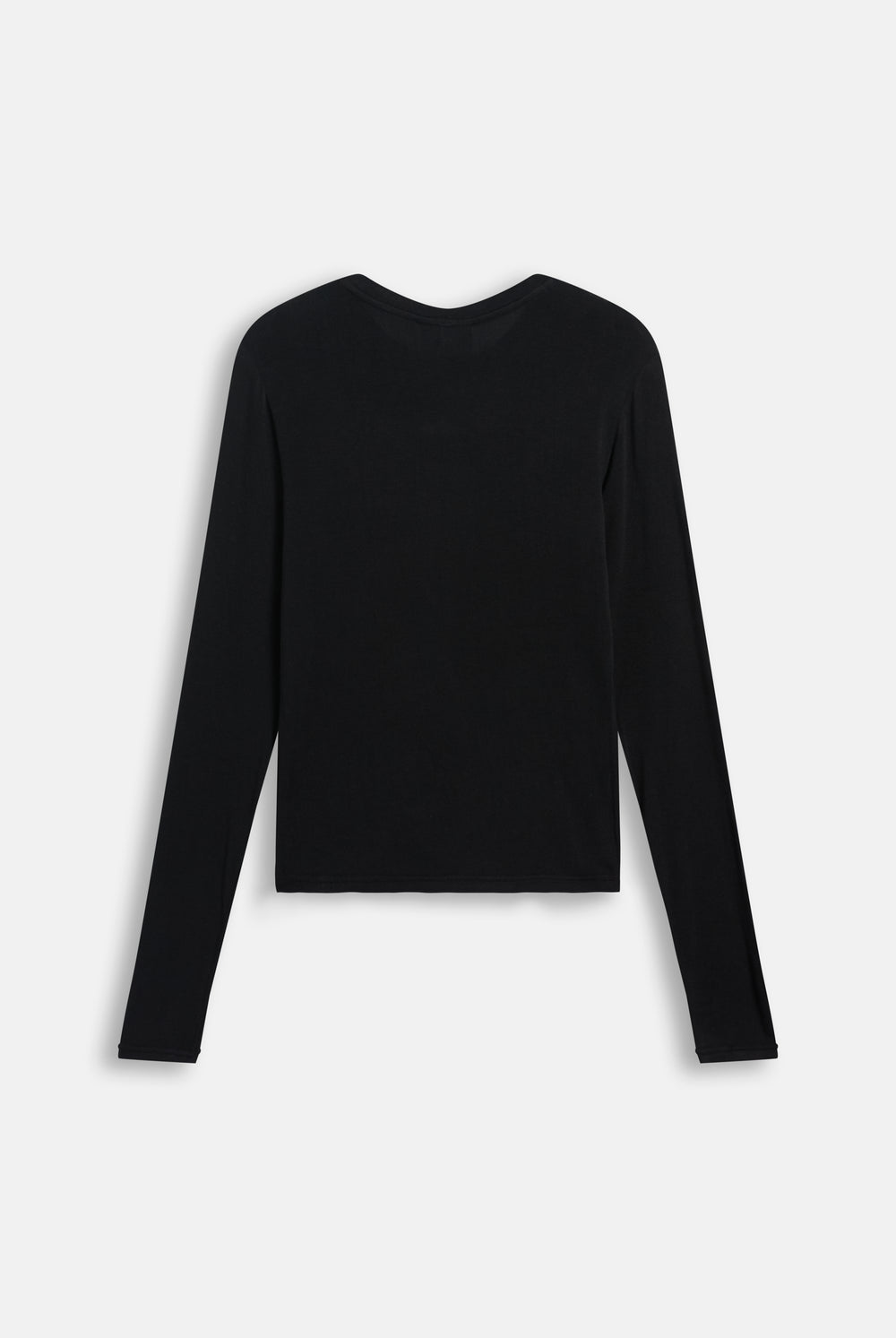 Displays the Black 'Juicy' branded Diamanté Dog Crest Long Sleeve T-Shirt
