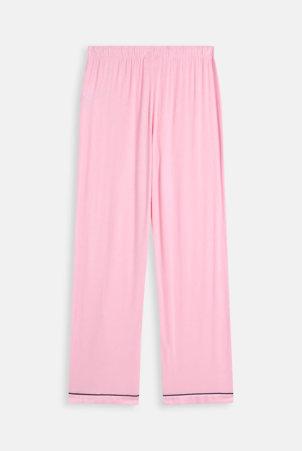Displays the Juicy Pink 'Juicy' branded Dog crest pyjama set 