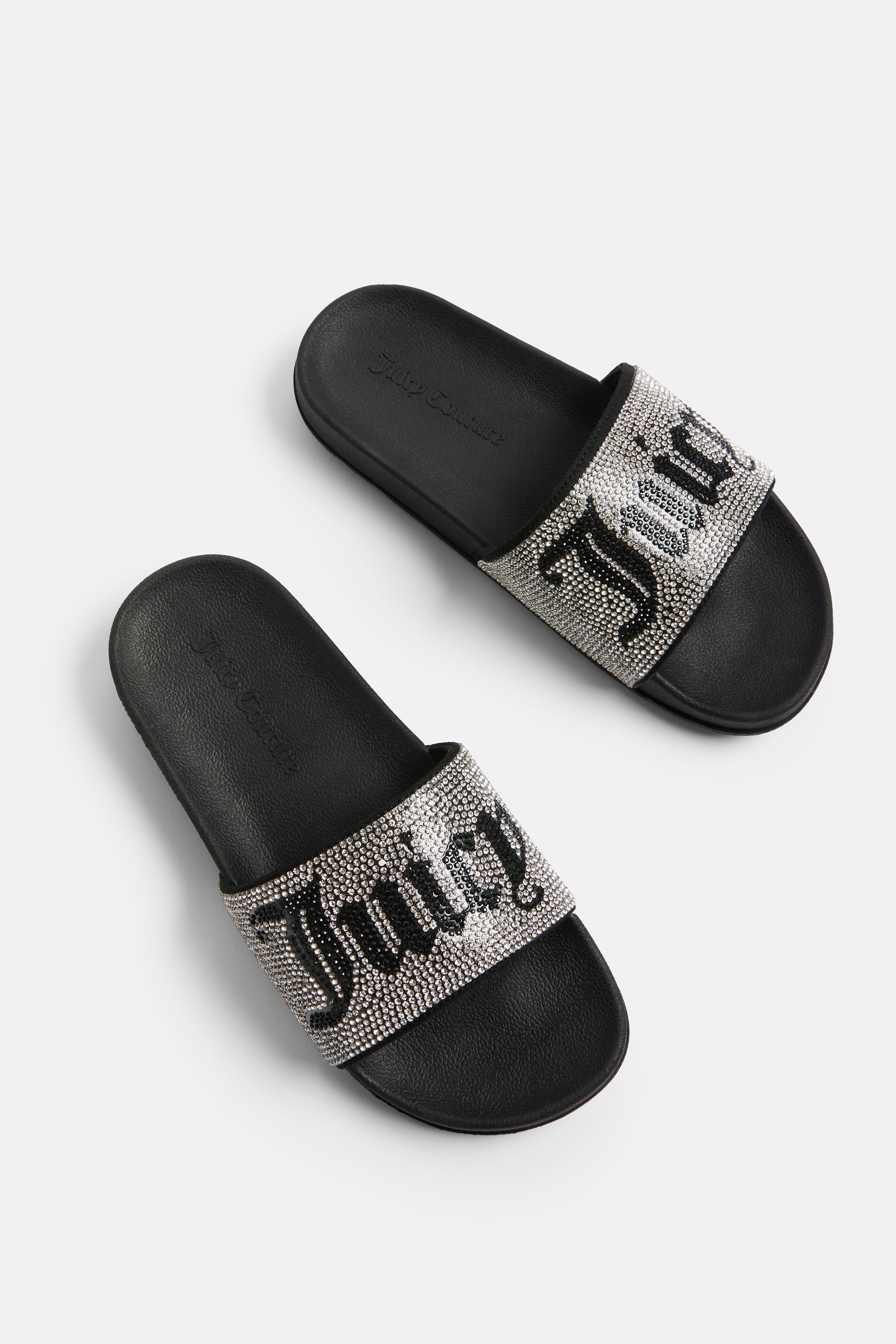 Juicy Couture☆Diamante slider サンダル 2色【UK発】 BLACK DIAMANTÉ JUICY SLIDER – Juicy Couture UK