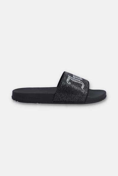 BLACK DIAMANTÉ JUICY SLIDER