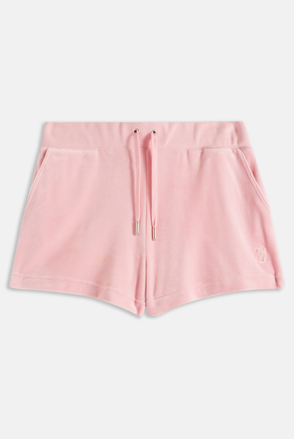 CANDY PINK CLASSIC VELOUR TRACK SHORT