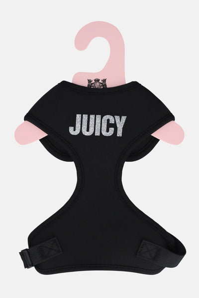 BLACK PET GLITTER HARNESS