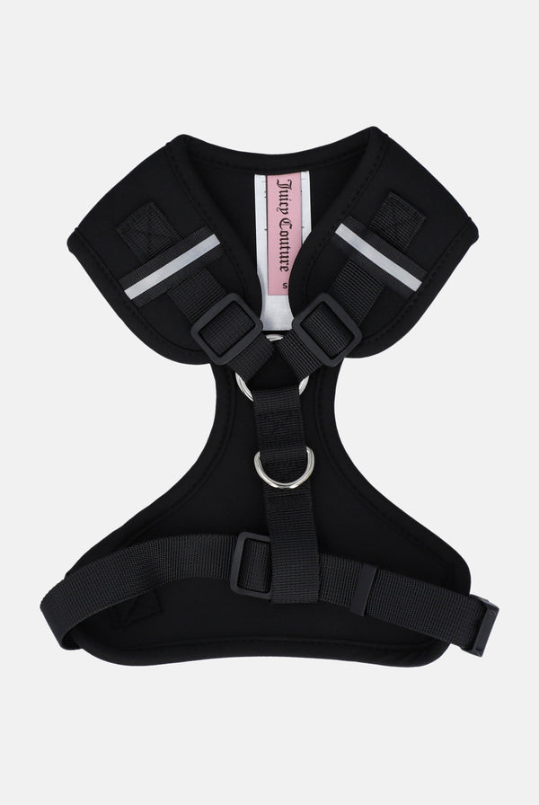 BLACK PET GLITTER HARNESS