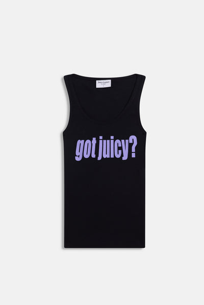BLACK GOT JUICY RIB VEST