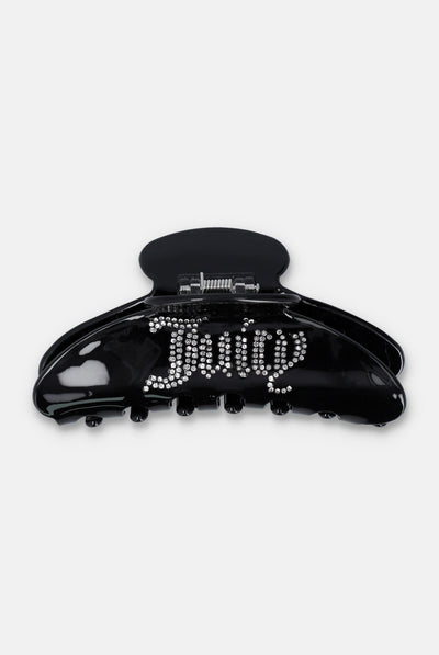 BLACK DIAMANTE JUICY CLAW CLIP