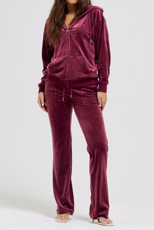 TAWNY PORT CLASSIC VELOUR OVERSIZED HOODIE