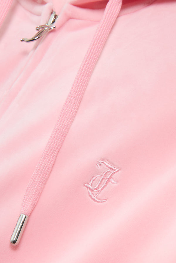 JUICY PINK CLASSIC VELOUR OVERSIZED HOODIE