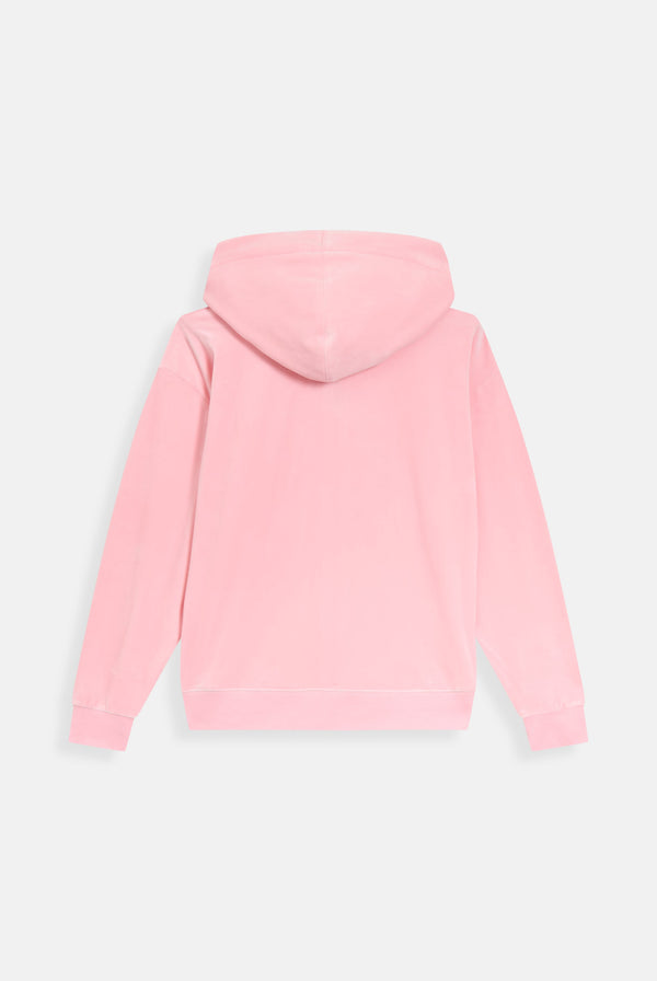 JUICY PINK CLASSIC VELOUR OVERSIZED HOODIE