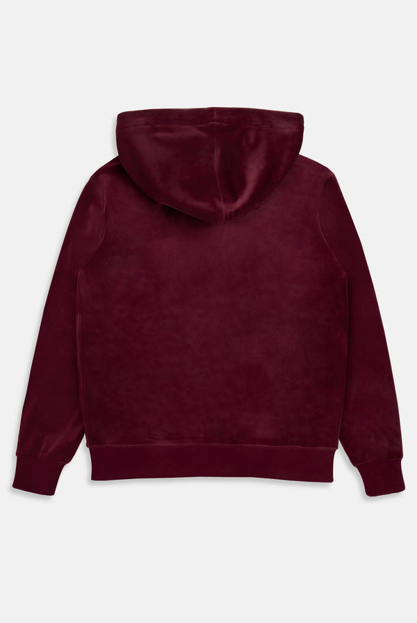 TAWNY PORT CLASSIC VELOUR OVERSIZED HOODIE