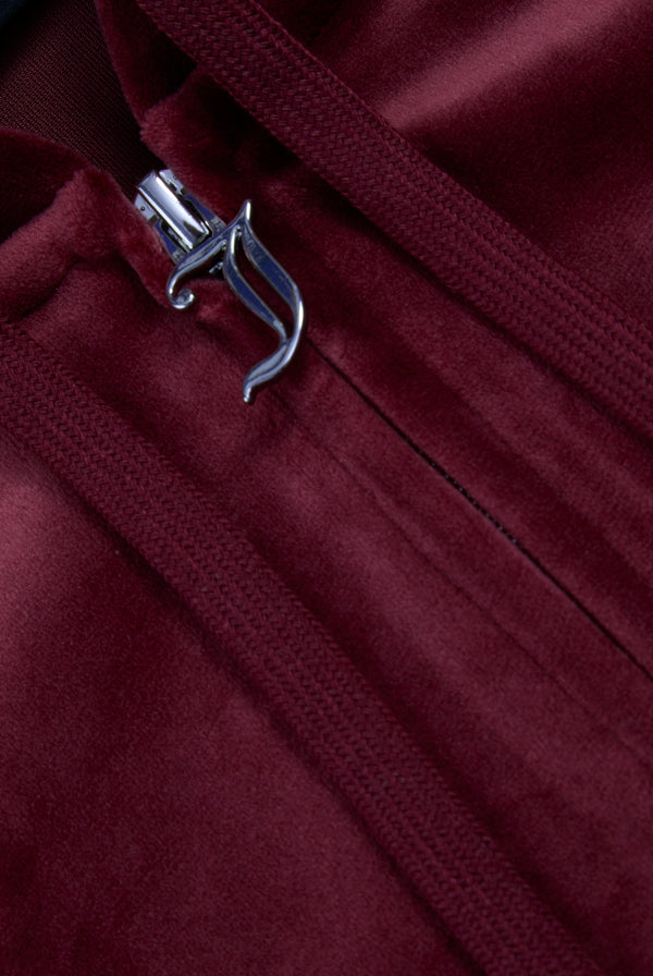 TAWNY PORT CLASSIC VELOUR OVERSIZED HOODIE