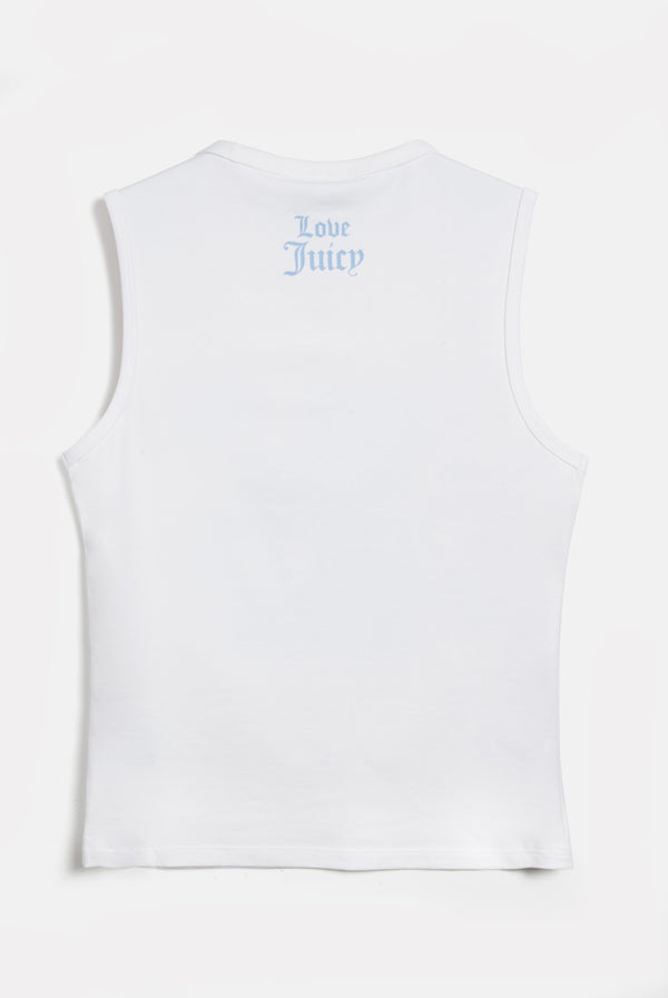 THE ICONS | WHITE 'HAVE NO FEAR' TANK