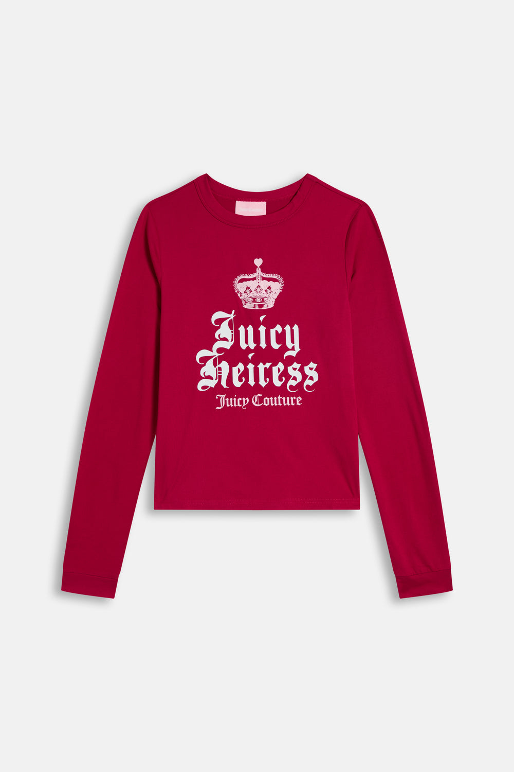 Displays the Persian Red 'Juicy' branded Heiress Pyjama Set