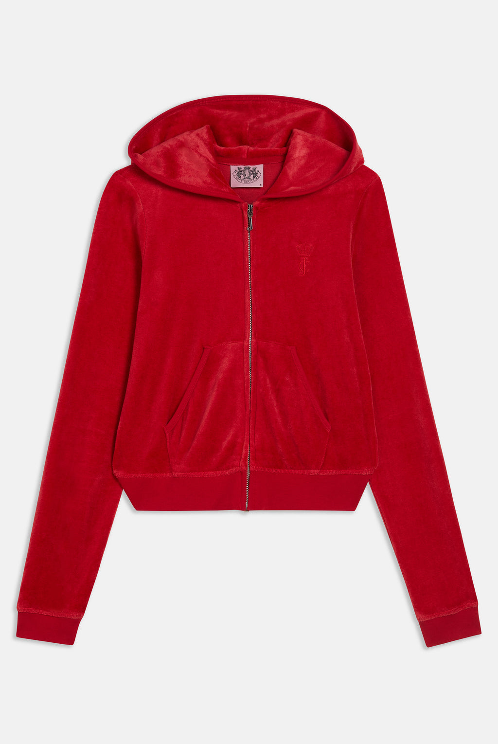 Juicy couture red velour hoodie sale