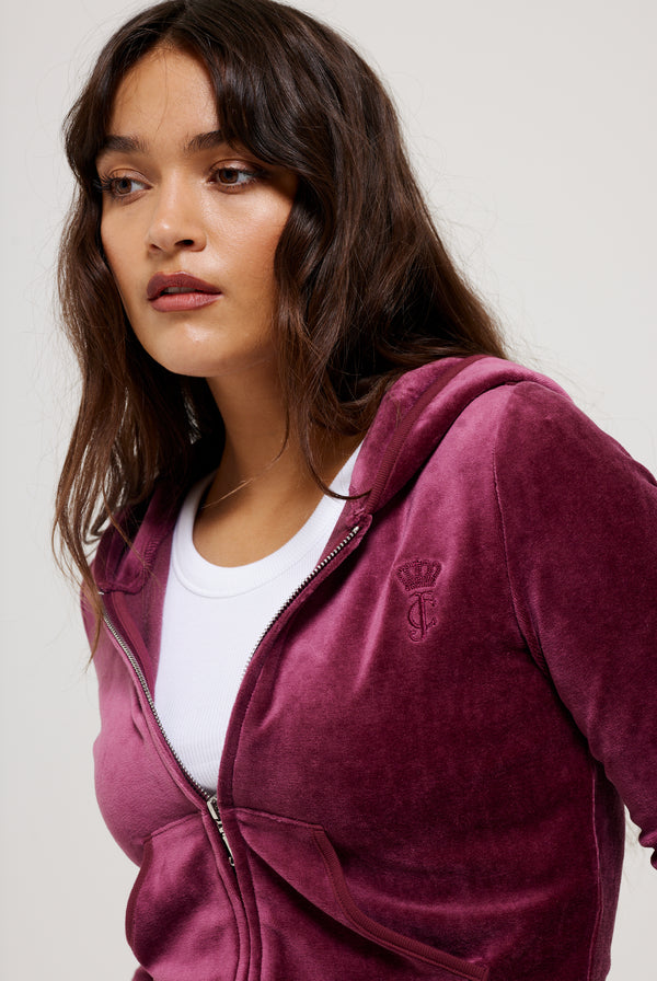 TAWNY PORT BAMBOO VELOUR HERITAGE HOODIE