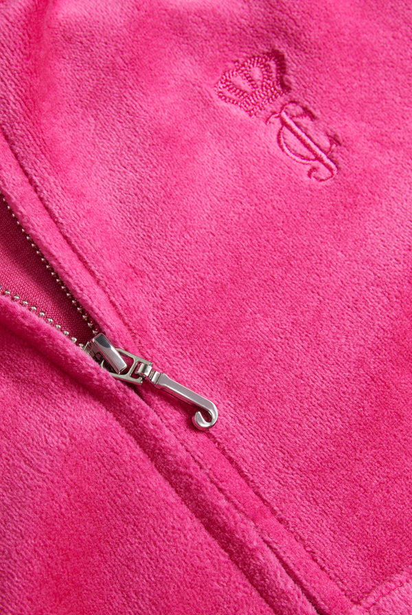 NOSTALGIA PINK BAMBOO VELOUR HERITAGE HOODIE