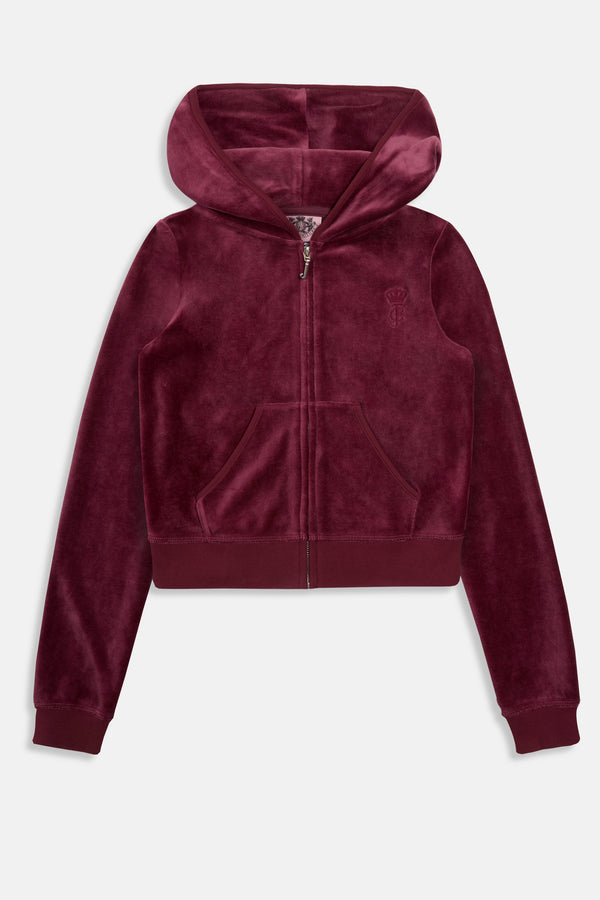 TAWNY PORT BAMBOO VELOUR HERITAGE HOODIE