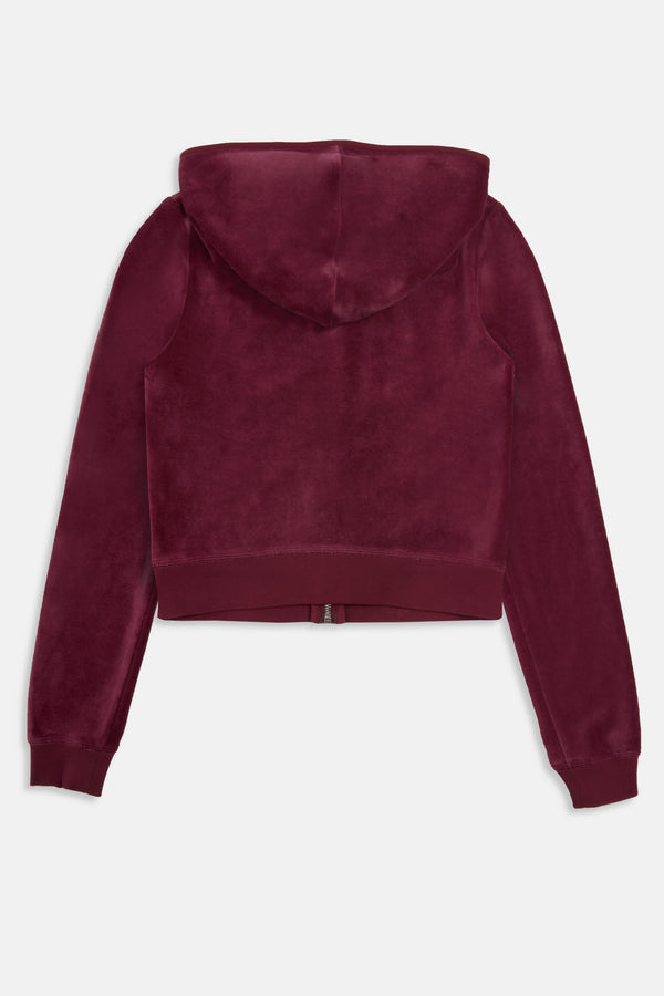 TAWNY PORT BAMBOO VELOUR HERITAGE HOODIE