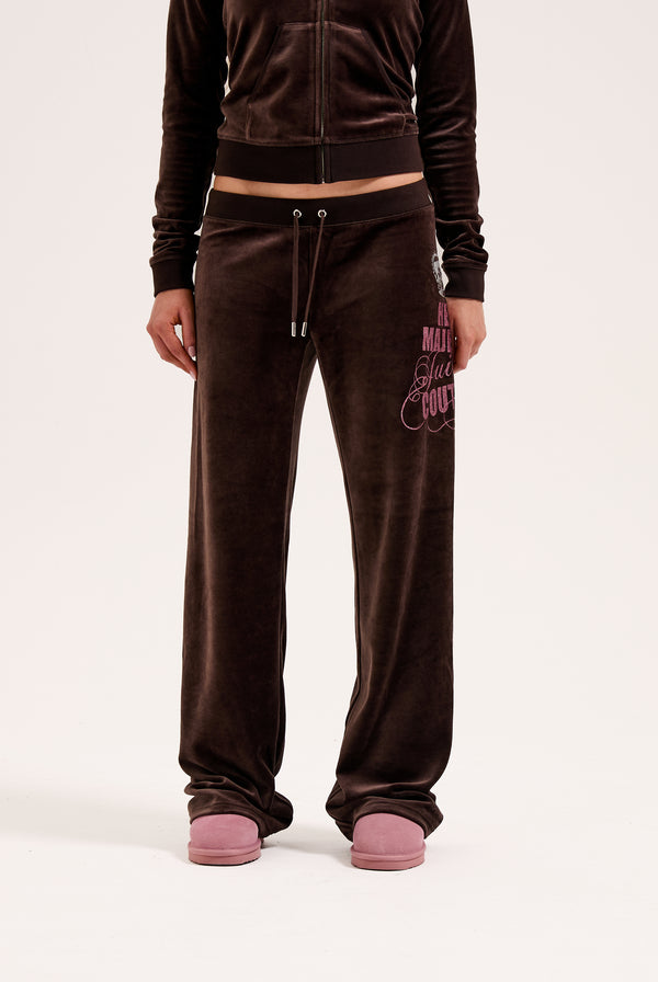 JAVA HER MAJESTY BAMBOO VELOUR TRACKPANT