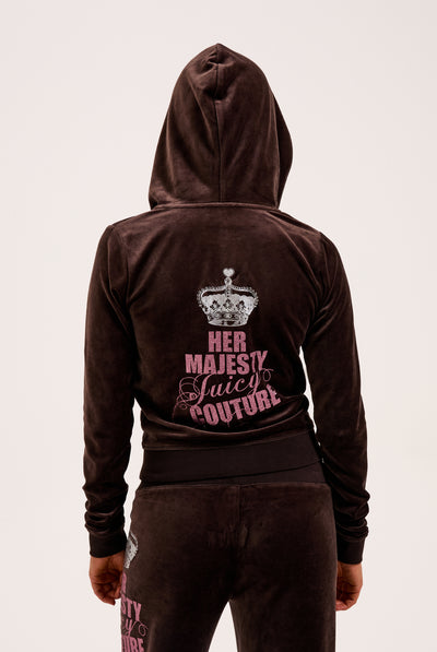 JAVA HER MAJESTY BAMBOO VELOUR HOODIE